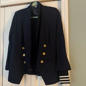 Cabi - Women’s Nautical Blazer w/gold detail (Sz 8)